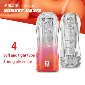 Galaku Trail II Transparent Masturbator Training Cup-ZhenDuo Sex Shop