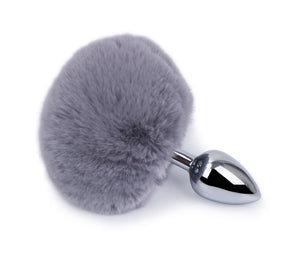 Fox Tail Anal Plug Butt Plug Metal Adult Products Anal Sex Toys for Woman Couples Men Adults Games Sex Shop Toys For Adults18-butt plug-ZhenDuo Sex Shop-Gray Rabbit tail-ZhenDuo Sex Shop