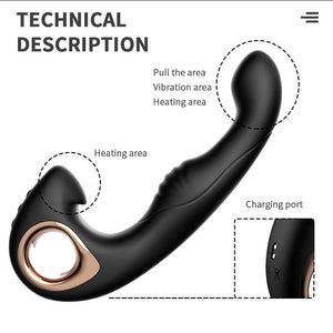 Jeusn Rolling & Vibrating Male Prostate Massage Remote Control Butt Plugs G-Spot Stimulate-prostate massager-ZhenDuo Sex Shop-ZhenDuo Sex Shop