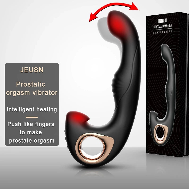 Jeusn Rolling & Vibrating Male Prostate Massage Remote Control Butt Plugs G-Spot Stimulate-prostate massager-ZhenDuo Sex Shop-ZhenDuo Sex Shop