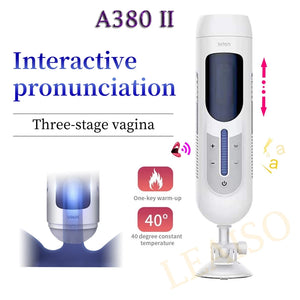 Leten A380 II Masturbator Cup Vacuum Vagina Fully Automatic Telescopic Glan Stimulator-masturbator-ZhenDuo Sex Shop-ZhenDuo Sex Shop