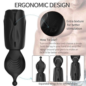 10 Vibrating Male Masturbator Penis Stimulator Dual Motor-masturbator-ZhenDuo Sex Shop-ZhenDuo Sex Shop