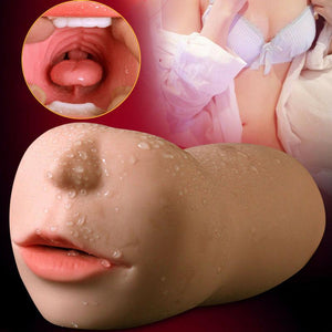 Male Oral Masturbator Realistic Blowjob Pocket Stroker-ZhenDuo Sex Shop