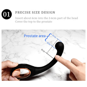 Jeusn Male Prostate Massager Anal Dildo Butt Plug G Spot Prostata Stimulator-dildo-ZhenDuo Sex Shop-ZhenDuo Sex Shop