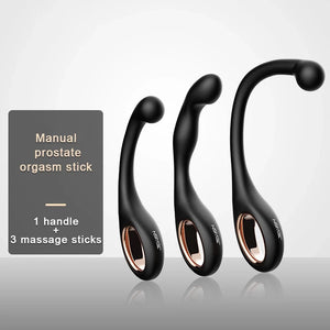 Jeusn Male Prostate Massager Anal Dildo Butt Plug G Spot Prostata Stimulator-dildo-ZhenDuo Sex Shop-ZhenDuo Sex Shop