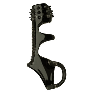 Silicone Male Delayed Ejaculation Penis Sleeve Clitoris Stimulation-ZhenDuo Sex Shop-spike with holder-black-ZhenDuo Sex Shop