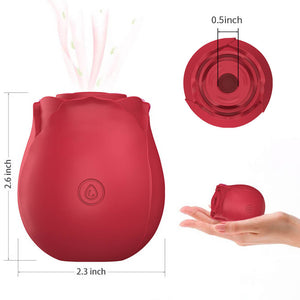 Omysky Rose Shape Vagina Sucking Vibrator Intimate Nipple Sucker Oral Licking Clitoris Stimulation-vibrator-ZhenDuo Sex Shop-ZhenDuo Sex Shop