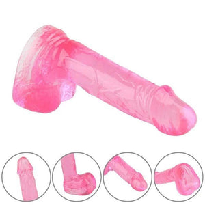 Pink Realistic Flesh Suction Cup Dildo-ZhenDuo Sex Shop