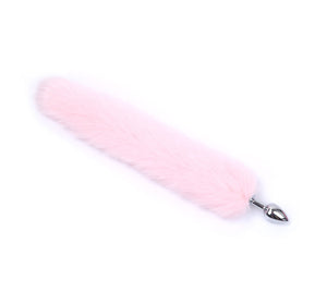 Fox Tail Anal Plug Butt Plug Metal Adult Products Anal Sex Toys for Woman Couples Men Adults Games Sex Shop Toys For Adults18-butt plug-ZhenDuo Sex Shop-Pink Fox tail-ZhenDuo Sex Shop