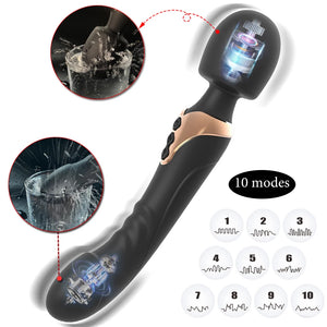 Powerful Dildos Vibrator Dual motor silicone large size Wand G-Spot Massager Sex Toy For Couple Clitoris Stimulator for Adults-dildo-ZhenDuo Sex Shop-ZhenDuo Sex Shop