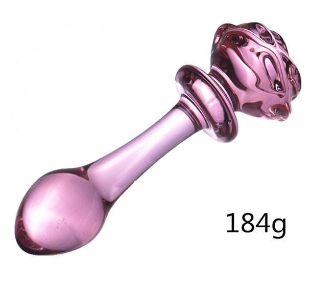 Rose Shaped Pyrex Glass Dildo Butt Plug ZhenDuo Sex Shop Rose Shaped Pyrex Glass Dildo Butt Plug ZhenDuo Sex Shop