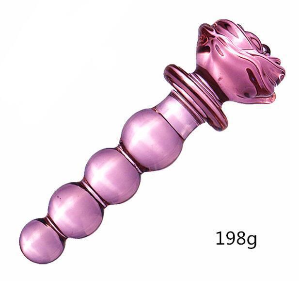 Rose Shaped Pyrex Glass Dildo Butt Plug ZhenDuo Sex Shop Rose Shaped Pyrex Glass Dildo Butt Plug ZhenDuo Sex Shop