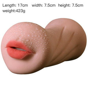 Realistic 3D Oral Vaginal Anal Male Masturbator Cup-ZhenDuo Sex Shop