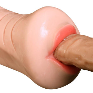 Realistic 3D Oral Vaginal Anal Male Masturbator Cup-ZhenDuo Sex Shop