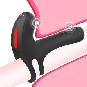 S-HANDE Penis Ring Delay Ejaculation Couple Vibrator-ZhenDuo Sex Shop