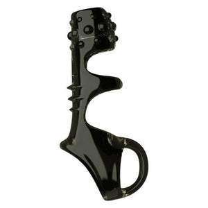 Silicone Male Delayed Ejaculation Penis Sleeve Clitoris Stimulation-ZhenDuo Sex Shop-standard with holder-black-ZhenDuo Sex Shop