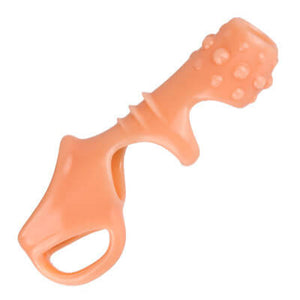 Silicone Male Delayed Ejaculation Penis Sleeve Clitoris Stimulation-ZhenDuo Sex Shop-standard with holder-flesh-ZhenDuo Sex Shop