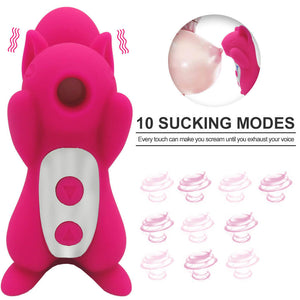 10 Speeds Clit Licking Squirrel Suction Vibrator-vibrator-ZhenDuo Sex Shop-ZhenDuo Sex Shop