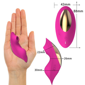 Wearable Sucking Vibrator 9 Mode Remote Control Sucker Vibrator Vagina Clitoris Stimulator Double motor Oral Sex Toys for Women-vibrator-ZhenDuo Sex Shop-ZhenDuo Sex Shop