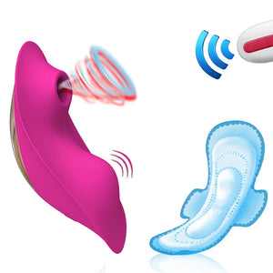 Wearable Sucking Vibrator 9 Mode Remote Control Sucker Vibrator Vagina Clitoris Stimulator Double motor Oral Sex Toys for Women-vibrator-ZhenDuo Sex Shop-ZhenDuo Sex Shop