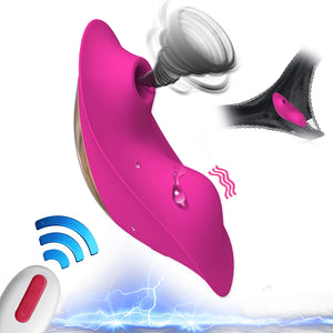 Wearable Sucking Vibrator 9 Mode Remote Control Sucker Vibrator Vagina Clitoris Stimulator Double motor Oral Sex Toys for Women-vibrator-ZhenDuo Sex Shop-ZhenDuo Sex Shop