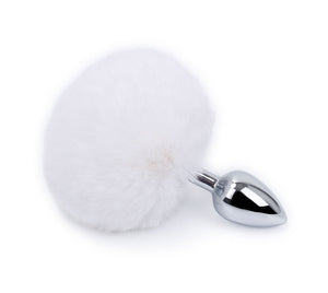 Fox Tail Anal Plug Butt Plug Metal Adult Products Anal Sex Toys for Woman Couples Men Adults Games Sex Shop Toys For Adults18-butt plug-ZhenDuo Sex Shop-White Rabbit tail-ZhenDuo Sex Shop