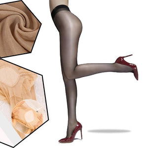 Women Oil Shiny Pantyhose Tights Sexy Lingerie Shaping Stockings-ZhenDuo Sex Shop