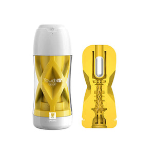 Galaku Touch In Masturabtor w/ 20 Vibration Modes-masturbator-ZhenDuo Sex Shop-yellow-ZhenDuo Sex Shop