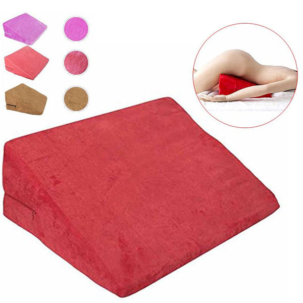 Sex Pillow Cushion Ramp Wedge Position Bolster Aid Love Position Microfiber Foam-ZhenDuo Sex Shop-brown-ZhenDuo Sex Shop