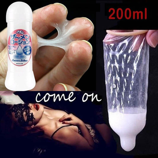 New Upadated Semen-like lubricant 200ml Water-soluble Based Body Oil Oral Health Care Product-ZhenDuo Sex Shop-200ml-ZhenDuo Sex Shop