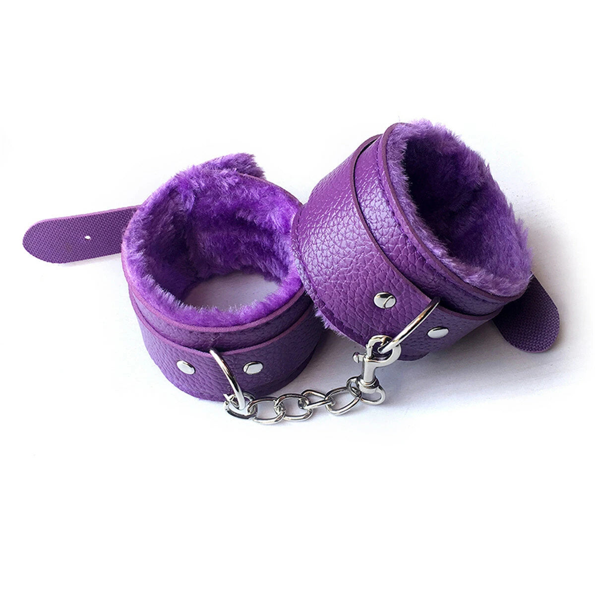  Purple 10 Pc Bondage and Restraint Kit, BDSM, Submissive Sex  Handcuffs, Ankle Sex Cuffs, Whip, Ball Gag, Leash, Collar, Rope, Nipple  Clamps, Blindfold Mask : Health & Household