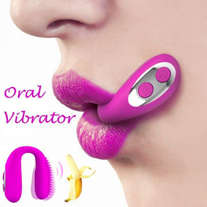Silicone Mouth Vibrating Massager Oral Vibrators 3 Speed Vibration Rechargable Oral Sex Products For-ZhenDuo Sex Shop-as the picture-ZhenDuo Sex Shop