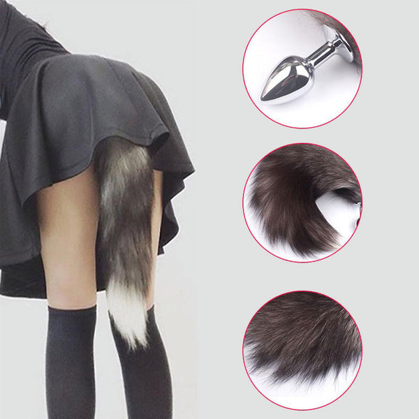 Fox Tail Anal Plug Butt Plug Metal Adult Products Anal Sex Toys for Woman Couples Men Adults Games Sex Shop Toys For Adults18-butt plug-ZhenDuo Sex Shop-ZhenDuo Sex Shop