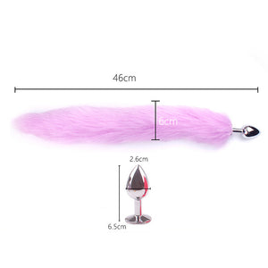 Fox Tail Anal Plug Butt Plug Metal Adult Products Anal Sex Toys for Woman Couples Men Adults Games Sex Shop Toys For Adults18-butt plug-ZhenDuo Sex Shop-ZhenDuo Sex Shop