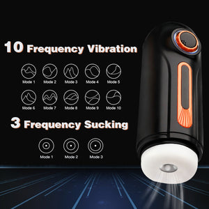 Male Masturbator Automatic With Powerful Vibrating & Thrusting Blowjob Sucking Masturbation Stroker Real Vaginal Sex Toy For Men-masturbator-ZhenDuo Sex Shop-with box-ZhenDuo Sex Shop