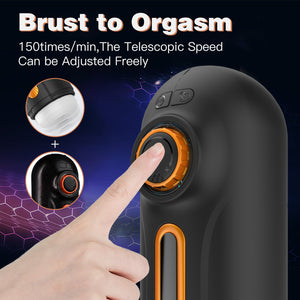 Male Masturbator Automatic With Powerful Vibrating & Thrusting Blowjob Sucking Masturbation Stroker Real Vaginal Sex Toy For Men-masturbator-ZhenDuo Sex Shop-with box-ZhenDuo Sex Shop