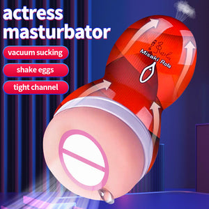 Male Masturbators for Men Vagina Vacuum Pocket Pussy Vaginator Endurance Exercise Masturbation Sex Toys Vibrator Masturb Cup-masturbator-ZhenDuo Sex Shop-ZhenDuo Sex Shop