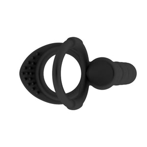 Silicone Strap-on Anal Beads Plug with Cock Ring-ZhenDuo Sex Shop-ZhenDuo Sex Shop