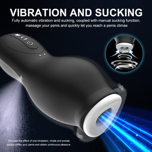 Masturbator for Men Automatic Sucking Male Machine Oral Vaginal Penis Vibrator Sex Toy for Men Masturbation Cup Blowjobs Machine-masturbator-ZhenDuo Sex Shop-ZhenDuo Sex Shop