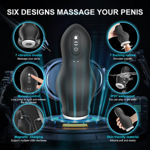 Masturbator for Men Automatic Sucking Male Machine Oral Vaginal Penis Vibrator Sex Toy for Men Masturbation Cup Blowjobs Machine-masturbator-ZhenDuo Sex Shop-ZhenDuo Sex Shop