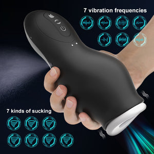 Masturbator for Men Automatic Sucking Male Machine Oral Vaginal Penis Vibrator Sex Toy for Men Masturbation Cup Blowjobs Machine-masturbator-ZhenDuo Sex Shop-ZhenDuo Sex Shop