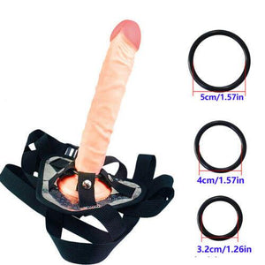 10'' Hollow Belt Dildo Dong Strap-on-strapon-ZhenDuo Sex Shop