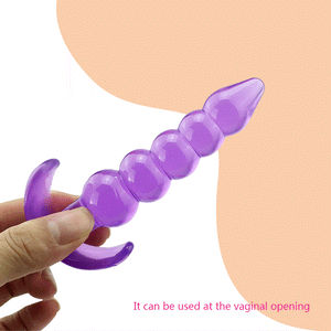 Tapón anal de gelatina con cuentas anales