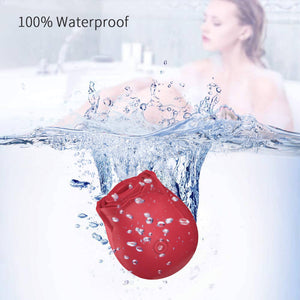 Omysky Rose Shape Vagina Sucking Vibrator Intimate Nipple Sucker Oral Licking Clitoris Stimulation-vibrator-ZhenDuo Sex Shop-ZhenDuo Sex Shop